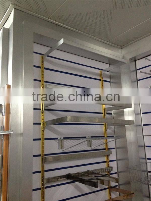 Combination Rail For Twin Slot Fashion Cloth Display