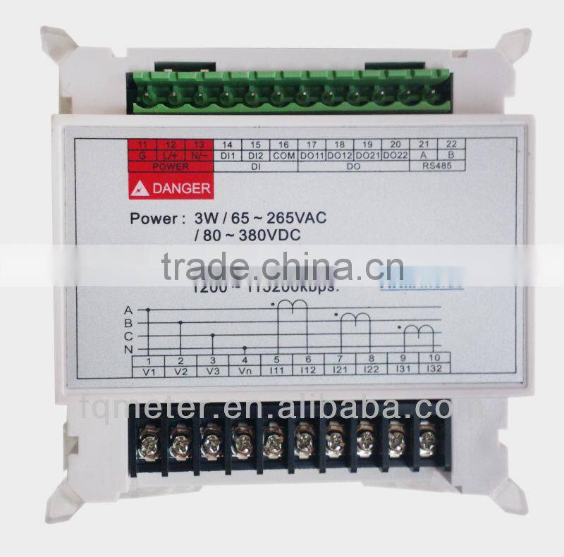 PM835 watt panel meter ac dc voltage digital panel meter electric digital panel meter in taiwan