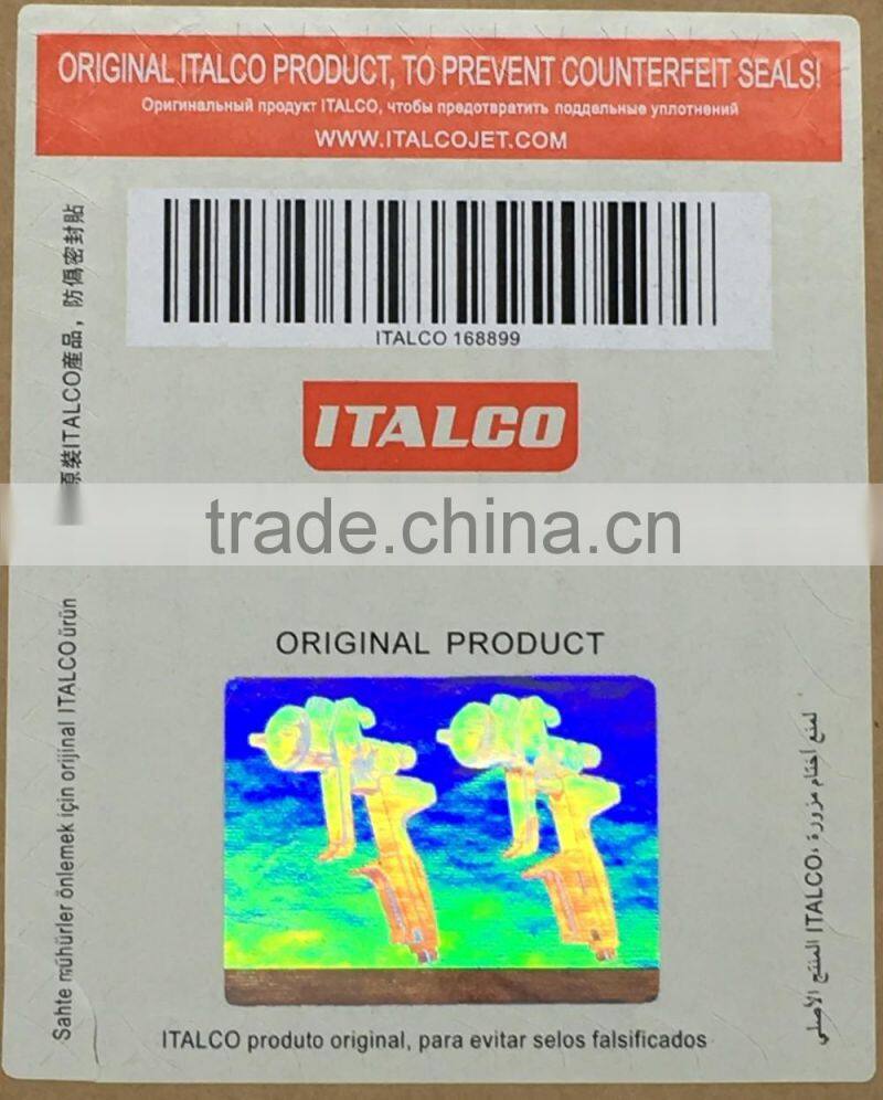 Paper printing and Hogramphic label