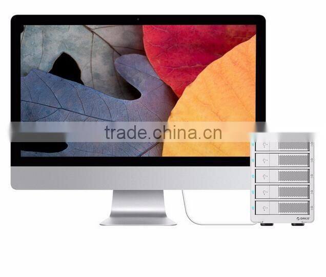 5-bay 3.5'' tool free USB3.0 SATA HDD external enclosure 9558U3