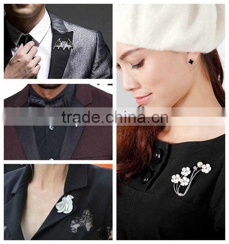 wholesale quality fashion rhinestone vintage flower wedding crystal flower silver charm pendant