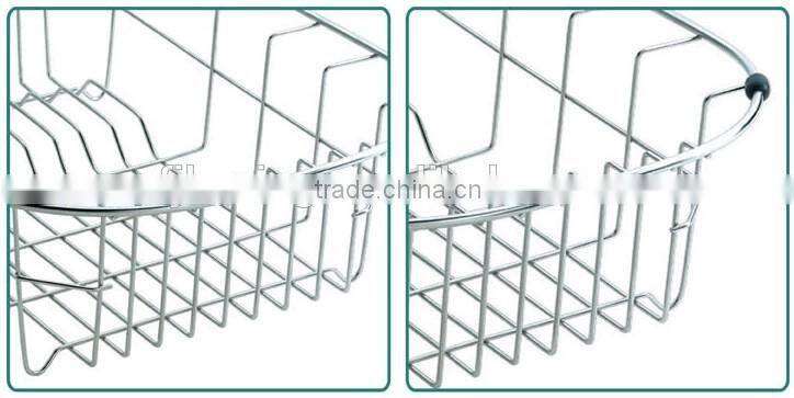 stainless steel sink basket,wire basket,metal kitchen sink basket