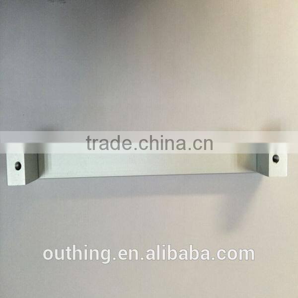 anodized wooden color aluminum alloy furniture hardware cabinet handle