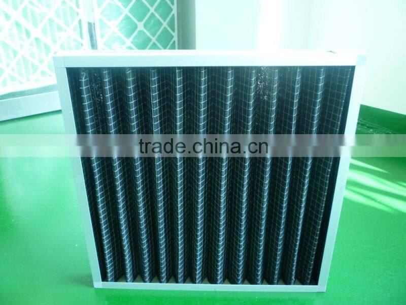 Air filter high quality H13/H14 clean roon mini pleat panel hepa air filter