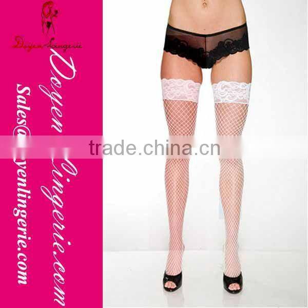 Factory Price!Sexy Sexy See-Through Fishnet Thigh Highs