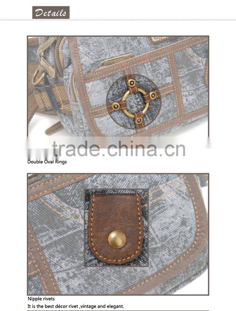 Fashion Military Waterproof Backpack Waxed Canvas Duffel Bag Waterproof Waist Bag