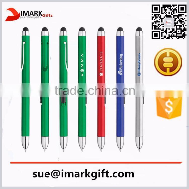 Push Button Stylus Pen Custom Logo Promotional Plastic Pen