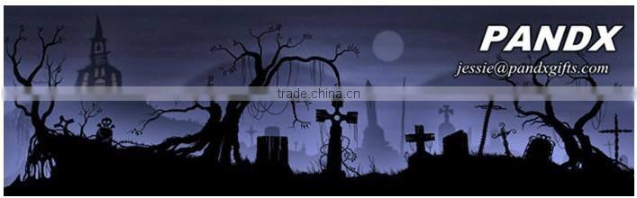 halloween rubber toy with sound moving red led eyes by sensor