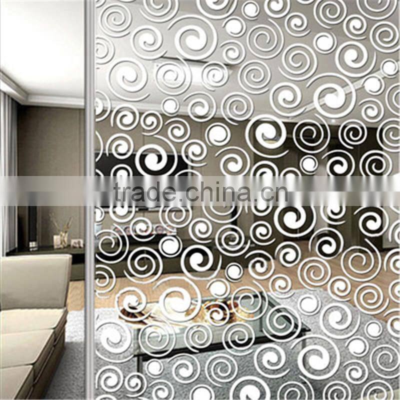 decorative titanium coated glass for partition wall