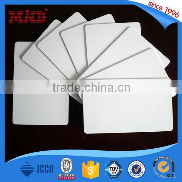 MDI25 Top quality Transparent inkjet PVC Plastic Business Card