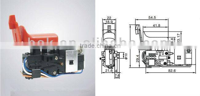 power tool parts switch for Bosch GBH2-28,trigger switch ,rotary hammer switch