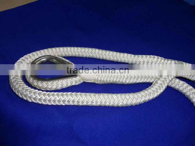 Nylon Double Braid Dock Line Rope/Anchor Rope
