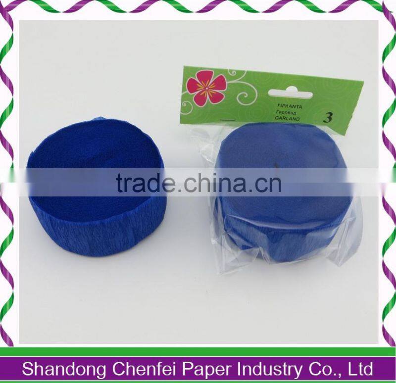 4pcs/bag Color festival decoration party paper streamer crepe paper streamer