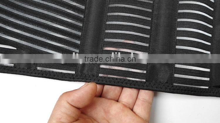 FDA Approved Wholesale Alibaba Neoprene Double Pull Lumbar Support Adjustable Back Belt Pain Waist Brace with PP support plate