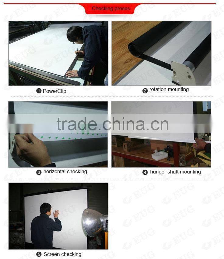 EUG Projector HD Projector Screen Portable for Home Cinema Business Meeting screen