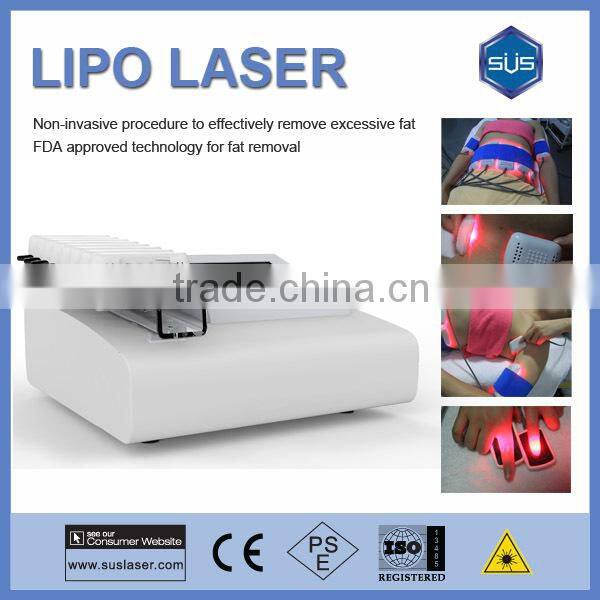 Portable 650nm 940nm Dual Wavelength Lipo Laser Slimming Machine