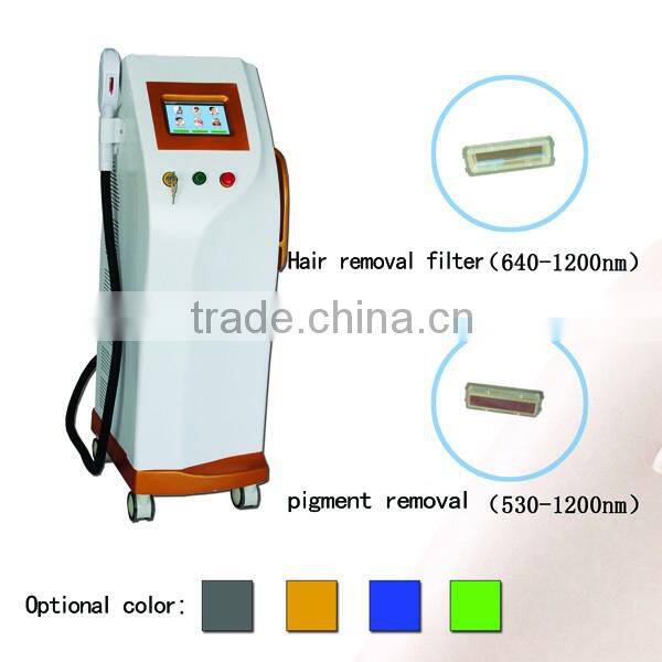 vertical hair remove andskin rejuvenation opt beauty machine/ipl shr machine