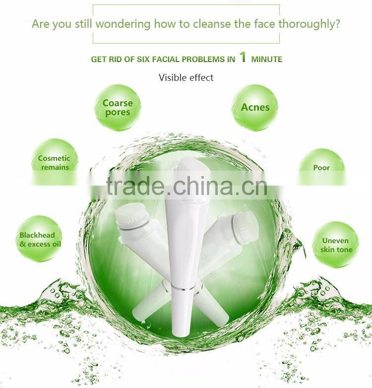 Face soft personal scrub facial oil cleansing brush