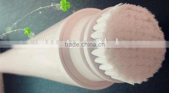 666 360 degree rotation electric facial beauty care tools with acial cleansing Brush