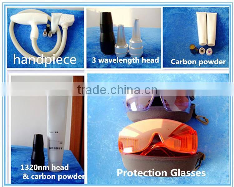 q switch nd yag laser / tattoo removal machine / laser tattoo removal