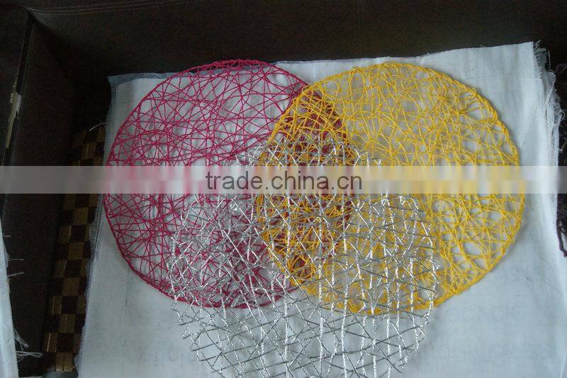 paper straw material placemat all kinds of color