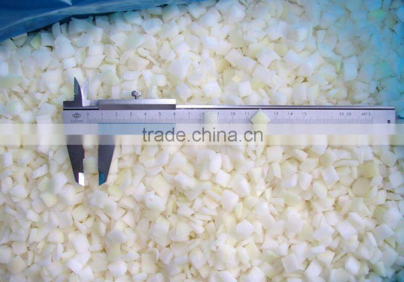 IQF Frozen Diced white Onions-10*10mm
