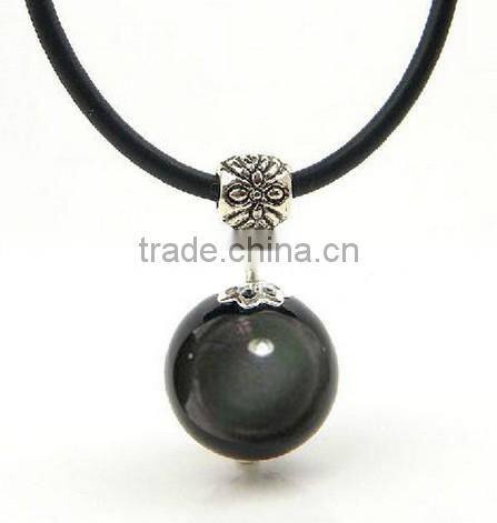Black Handmade Retro Gothic Mexico Agate Choker Necklace Jewellery