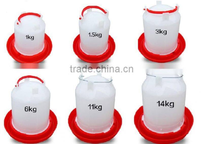 automatic feeder pail and drinker pan, trough,