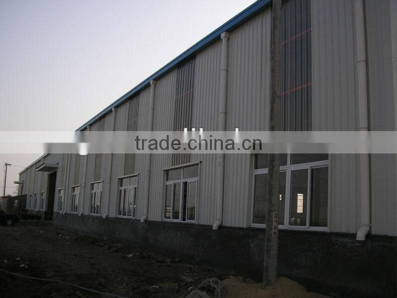 Light Steel Prefabricated Galvanized Sheet Metal Workshop