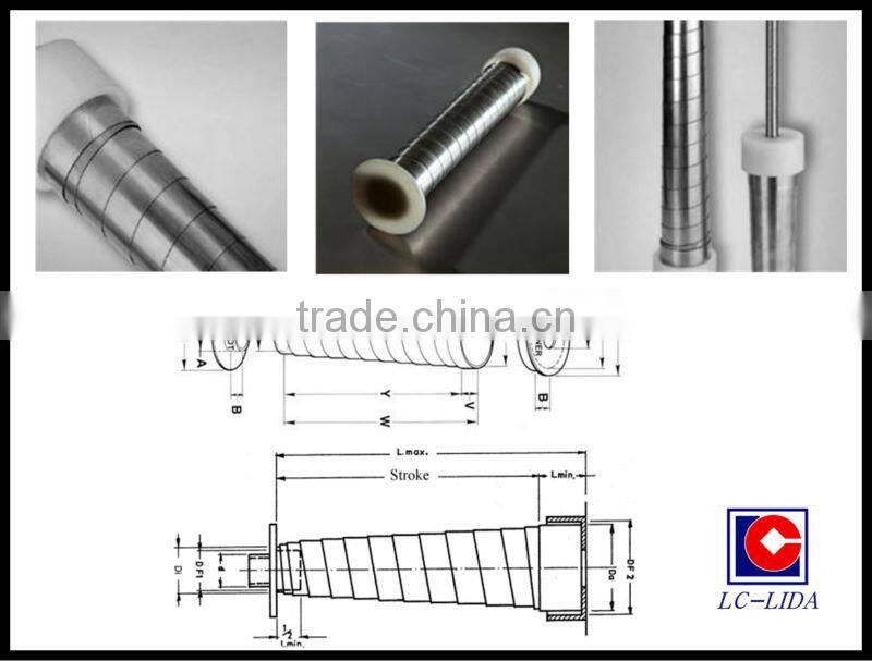 LC-LIDA high quality telescopic spring covers 50-700-80