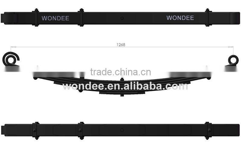 MPR5 Conventional Pick up Truck Russia Leaf Spring for Sale