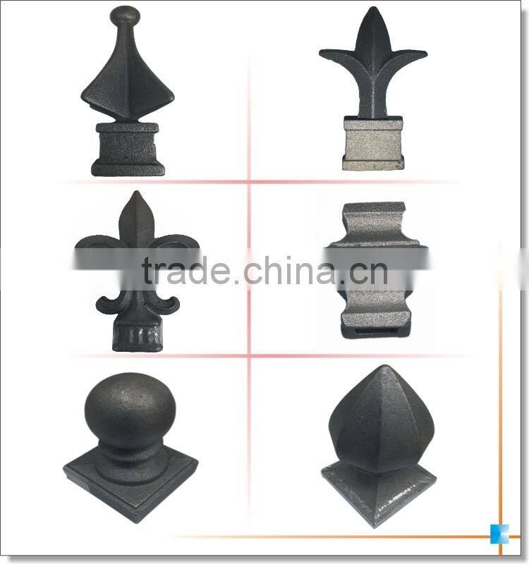 OEM custom best price cast iron metal ornament parts