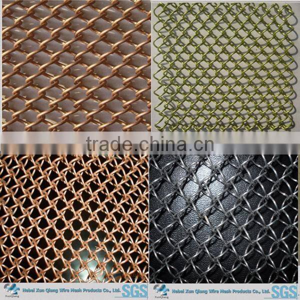 SUS304, SUS304L, SUS316 or SUS316L decorating wire mesh for furniture