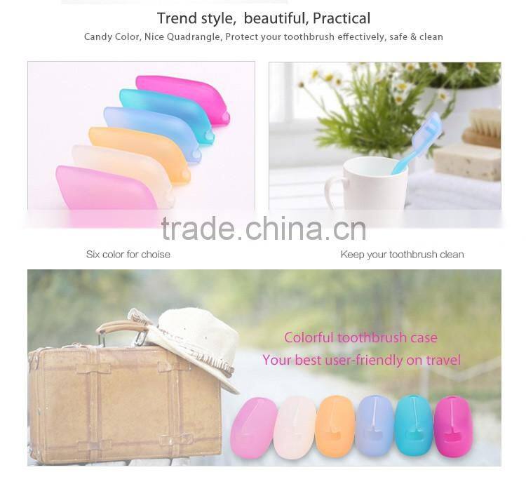 Convenient strawberry shape silicone toothbrush head holder