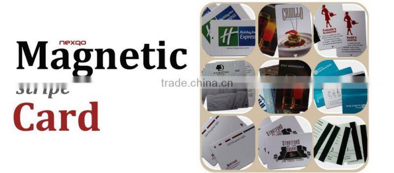 Plastic Hotel Magnetic Stripe Key Card, HICO/LOCO