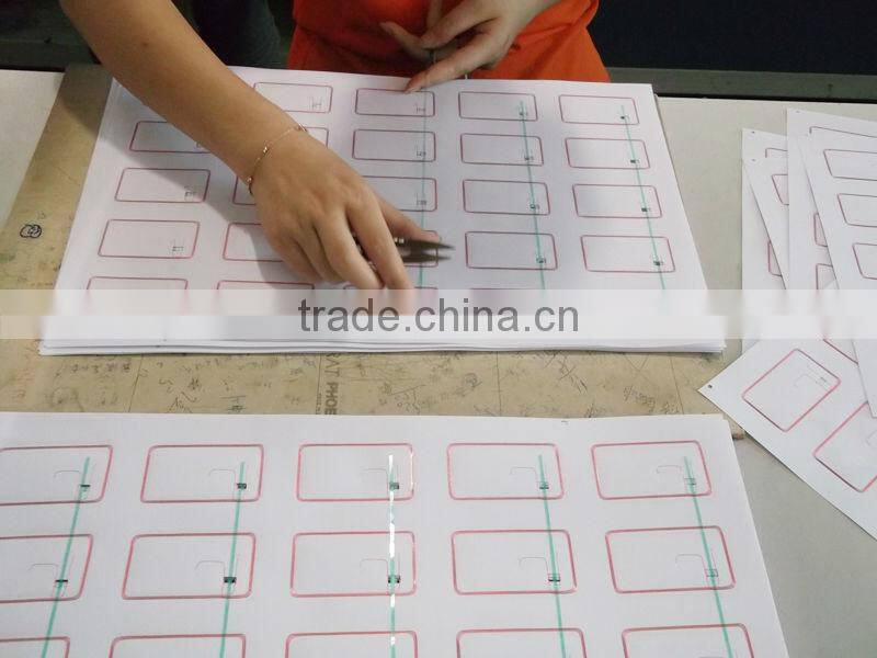 rfid 1k card inlay sheet