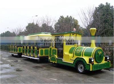 40 Passenger Trackless Fun Train for amusement park, kids riding train