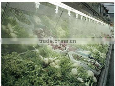 High pressure anti-drop fog spray nozzles