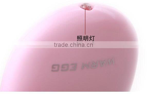 sweet baby pink USB hand warmer with LED light