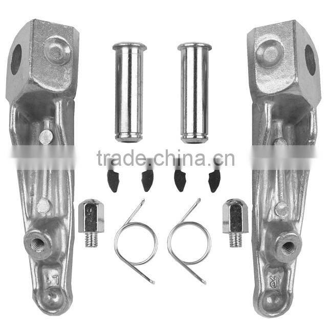 Aluminum Front Footrests Foot pegs For ER6N ER6F NINJA 650R 2009-2013 Z750 Z750S