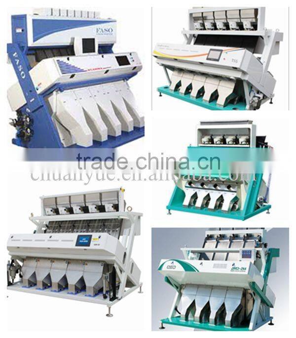 Grain seeds color sorting machine