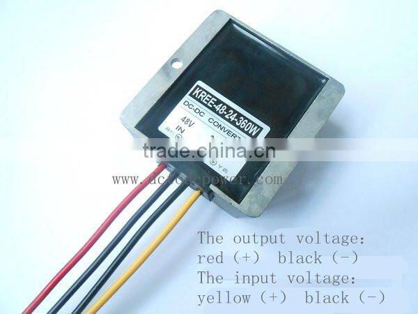 48V 24V converter turn turn 24V12A 15A 360W 48V step-down DC-DC power module synchronous rectification