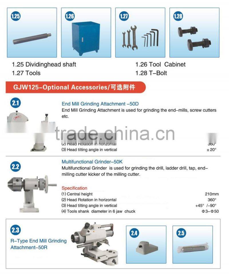 Universal tool cutter machine GJW125