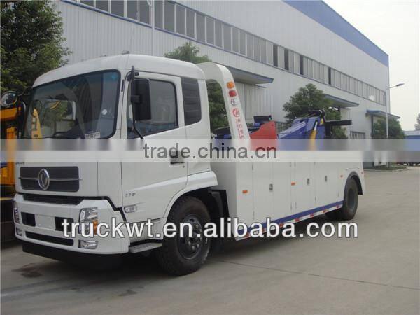 dongfeng 6 wheels 16tons under lift wrecker truck