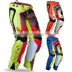 New arriaval Custom Sublimation Cordura Polyester Motocross Pant with leather protection