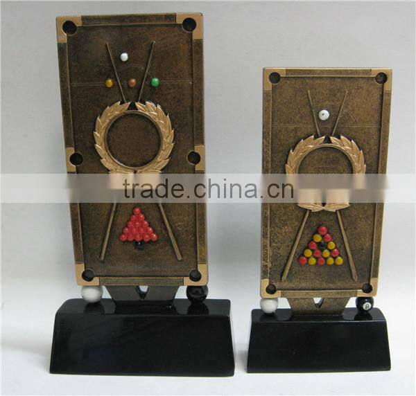 7.6*3.5*15.5cm polyresin custom trophy