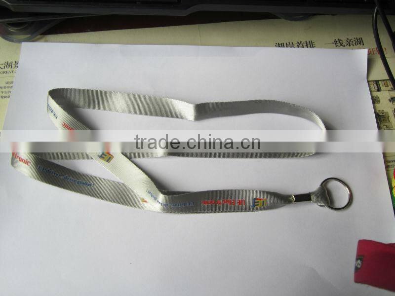 Custom logo printed nylon lanyard