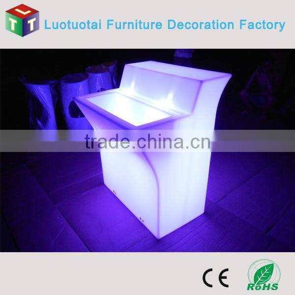 LED decorative short bar stool