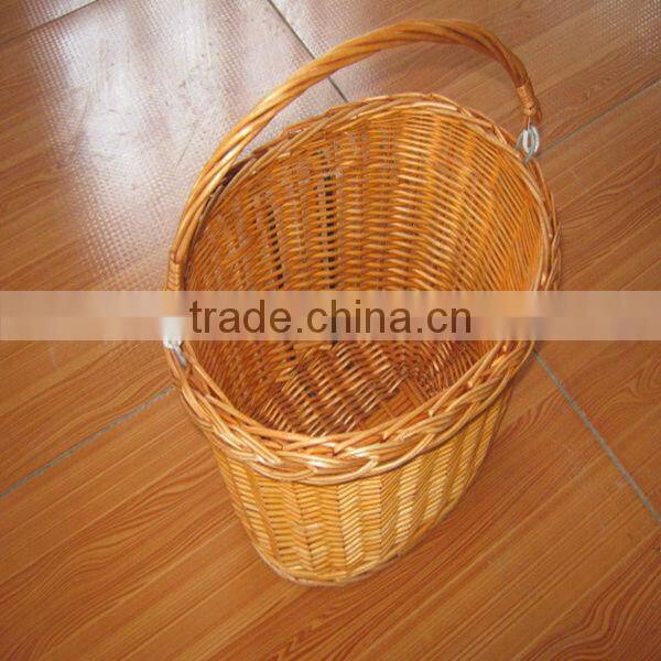 High Quality exquisite cheap wicker shopping basket with lid