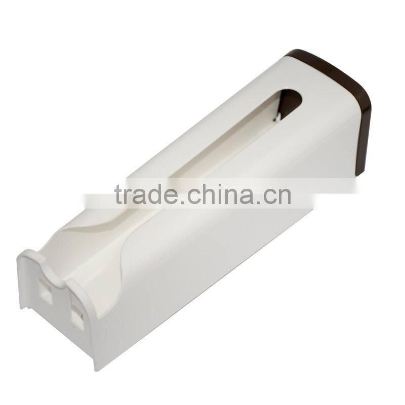 kitchen wall mounted plastic storage box, home garbage bag storage